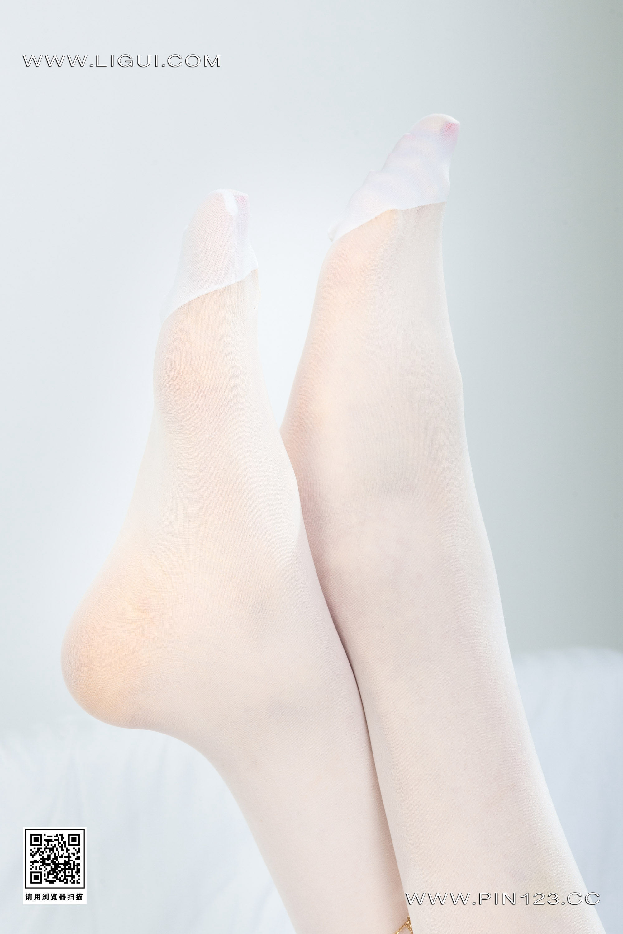 Ligui丽柜  2023.04.17 《白丝天使》 猫猫